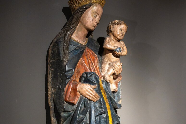 DSC_0504 Musée national, Vierge à l'enfant sur un croissant de lune (dite Marie Bleue), XVe s