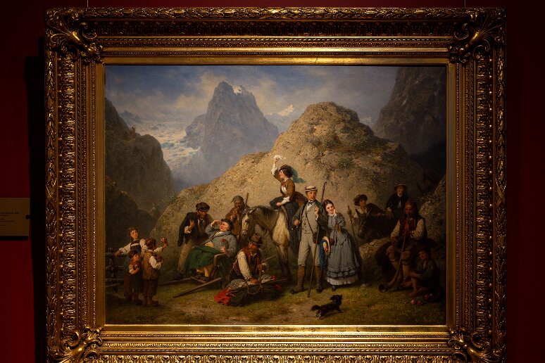 DSC_0558 Musée national, Voyageurs anglais en Italie, 1876, Constantin Cretius (1814-1901)