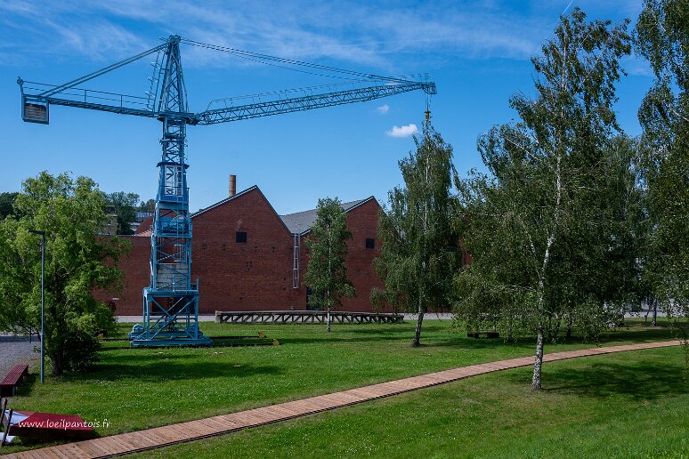 Passage par Chemnitz Musée de l'industrie de Chemnitz, vue extérieure