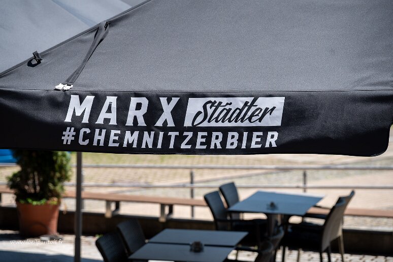 Passage par Chemnitz La ville a beau avoir changé de nom en 1990, le marketing n'a pas de limites