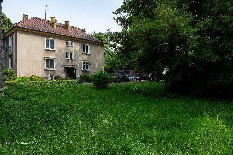 DSC_1148 Nova Huta, quartier d'habitation avec vastes espaces verts