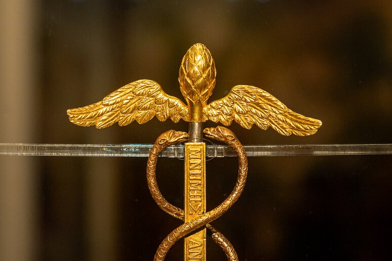 DSC_1040 Musée des princes Czartoryski, clé du temple de Sibylle à Pulawy, construit en 1798-1801 sur le modèle du temple de Vesta à Tivoli près de Rome