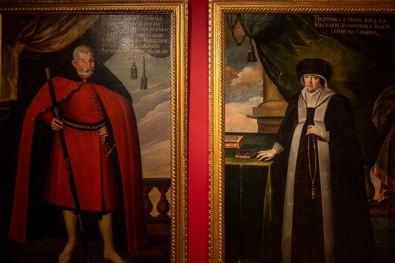 DSC_1052 Musée des princes Czartoryski, portraits de Lukasz Opalinski (1581-1654) et de Agnieszka Firlez (1578-1644), auteur inconnu