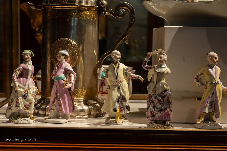 DSC_1062 Musée des princes Czartoryski, figurines montrant la mode des nobles chauves au XVIIIes