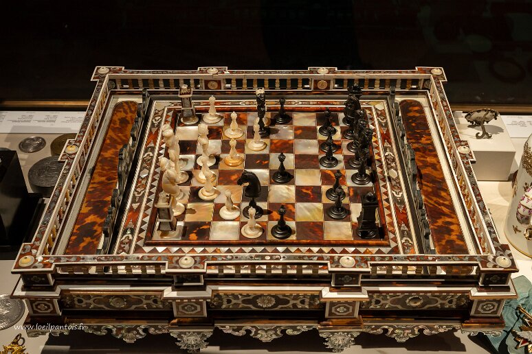 DSC_1063 Musée des princes Czartoryski, échiquier vénitien 2e moitié XVIIe s