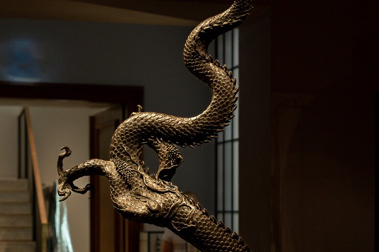 DSC_1074 Musée des princes Czartoryski, dragon, Chine XVIIIe s