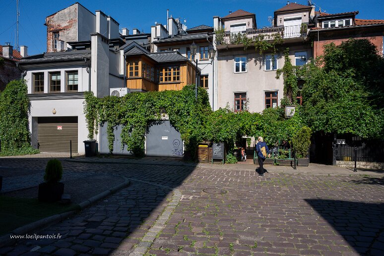 DSC_1327 Kazimierz, rue Szeroka, ancienne place du marché du quartier juif du XVe au XIXe s. Elle est aujourd