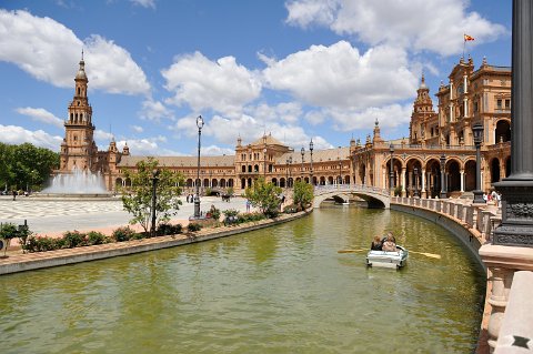 F2012___18902 Seville, place d'Espagne dans le parc de Maria Luisa