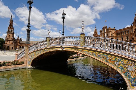 F2012___18904 Seville, place d'Espagne dans le parc de Maria Luisa