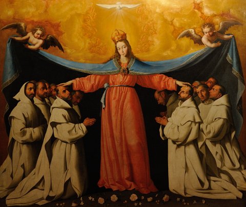 F2012___18055 Seville , musee des beaux arts, la vierge de las cuevas zurbaran