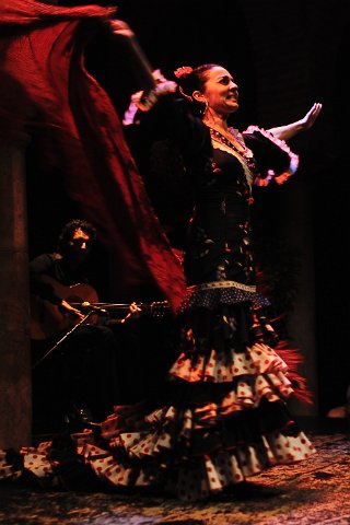 F2012___18406 Seville: spectacle de flamenco au Museo del Baile Flamenco