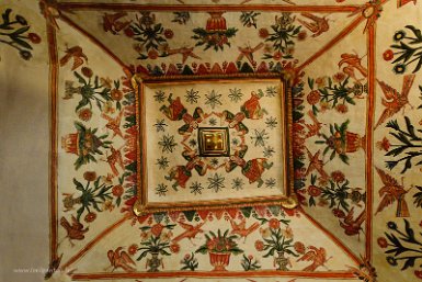 F2016___14357 Eglise de Curahuara de Carangas, dite chapelle Sixtine de l'Altiplano, plafond de la sacristie