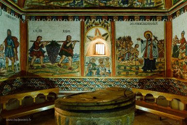 F2016___14368 Eglise de Curahuara de Carangas, dite chapelle Sixtine de l'Altiplano, le baptistère.