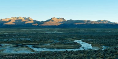 F2016___14072 Sajama, vue vers la cordillère occidentale et la frontière chilienne