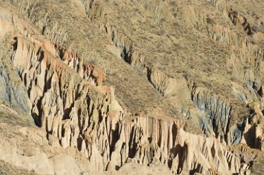 F2016___12521 Route de Tupiza à San Pablo de Lipez, site du Sillar, érosion pluviale.