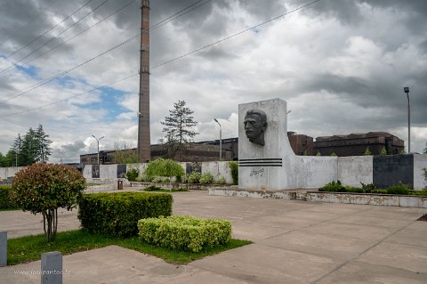 20220510__00087-47 Zestafoni, site industriel fondé en 1933 de Georgian Manganese LLC, dont les mines se trouvent à une quarantaine de kilomètres au village de Shukruti. La...