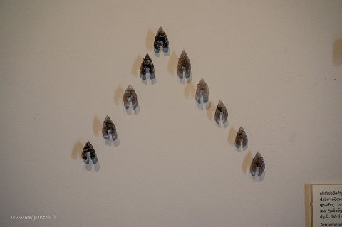 20220515__00167-42 Chateau de Rabati à Akhaltsikhé, musée, pointes de flèches entre 2e et 4e millénaire avant JC