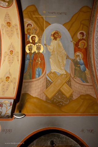 20220505__00042-34 Cathédrale Sioni: fresques dans chapelle latérale