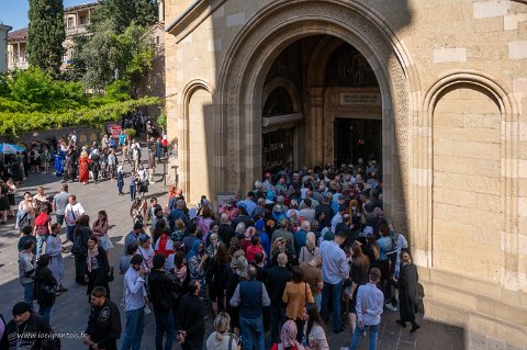 20220517__00126-64 Tbilissi, fête de la famille à Sioni. Fête récente créée par l'église orthodoxe, le jour de la gay pride pour faire pendant.