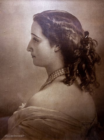 20220511__00173-128 Zugdidi, musée des dadiani, photo de l'impératrice Eugénie, épouse de Napoléon III