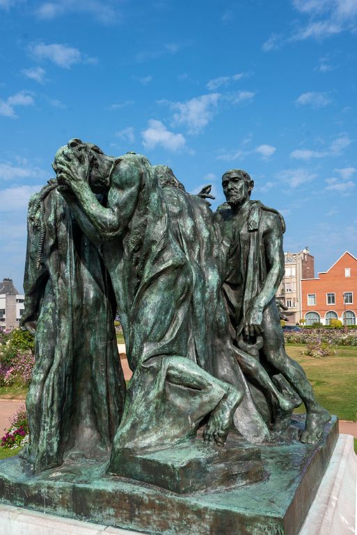 20210905__00281-27 Monument des bourgeois de Calais, oeuvre de Rodin en 1895