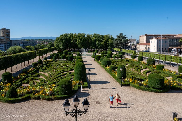 20200725__00267-16 Jardin de l'évêché, conçu et dessiné par André Lenôtre, jardinier de Louis XIV et terminé en 1700