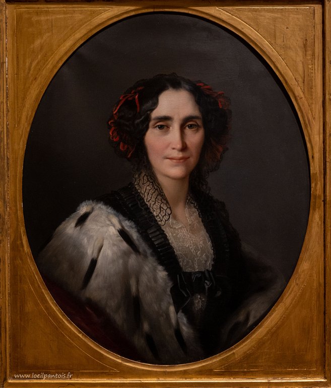 20200725__00267-27 Musée Goya: portrait de Mme de Scott, 1843, huile sur toile de Frederico de Madrazo y Kuntz