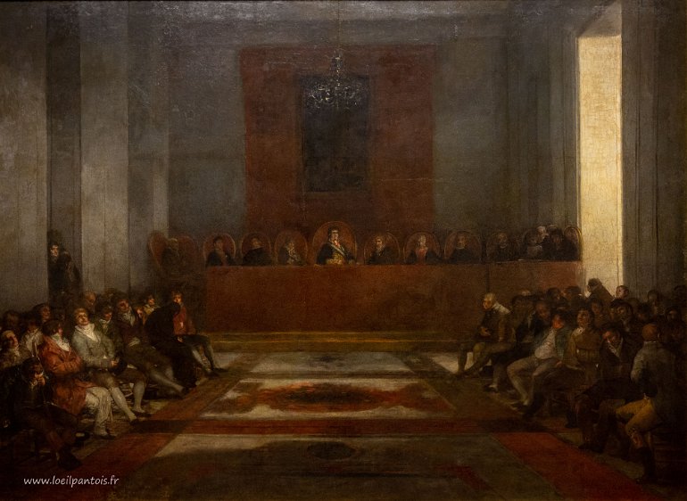 20200725__00267-3 Musée Goya: L'assemblée de la Compagnie Royale des Philippines,1815, huile sur toile de Francisco de Goya y Lucientes