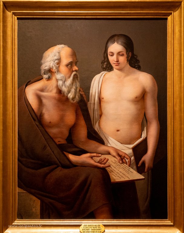 20200725__00267-50 Musée Goya: Socrate enseignant, 1811, huile sur toile José Aparicio