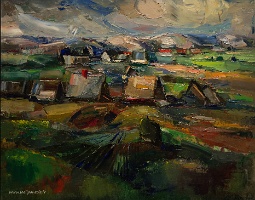 20180622__00735-163 Musée national des arts de Lettonie, Paysage, 1936, Nikolajs Breikss