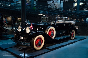 20180622__00735-32 Musée automobile de Riga, Cadillac v8 fleetwood series 353 du président letton Karlis Ulmanis (1930)