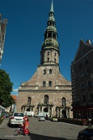 20180620__00257-178 Eglise luthérienne Saint Pierre, la tour construite au XVe sciècle fut détruite en 1666, 1721 et 1941.