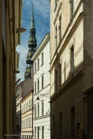 20180620__00257-99 Rue Gleznotaju, vue sur le clocher de la basilique St Pierre