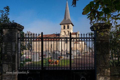 20221111__2646 Eglise St Saturnin de Mazerier (XIe-XIIe s), l'une des nombreuses églises peintes du bourbonnais