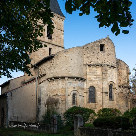 20221111__2663 Eglise Saint Martin de Jenzat (XI-XIIe s). Le clocher est moderne.